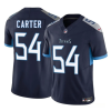 Men's Tennessee Titans #54 Lorenzo Carter Navy 2025 F.U.S.E. Vapor Limited Stitched Football Jersey - Custom Name
