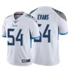 Men's Tennessee Titans #54 Rashaan Evans 100th White Vapor Untouchable Stitched Jersey - Custom Name