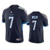 Men's Tennessee Titans #7 Malik Willis Navy Vapor Untouchable Stitched Jersey - Custom Name