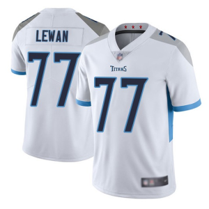 Men's Tennessee Titans #77 Taylor Lewan White Vapor Untouchable Limited Stitched Football Jersey - Custom Name