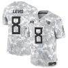 Men's Tennessee Titans #8 Will Levis 2024 F.U.S.E Arctic Camo Salute to Service Limited Stitched Football Jersey - Custom Name