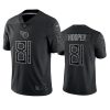 Men's Tennessee Titans #81 Austin Hooper Black Reflective Limited Stitched Football Jersey - Custom Name