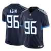 Men's Tennessee Titans #96 McTelvin Agim Navy 2025 F.U.S.E. Vapor Limited Stitched Football Jersey - Custom Name