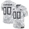 Men's Tennessee Titans Active Player Custom 2024 F.U.S.E Arctic Camo Salute to Service Limited Stitched Football Jersey - Custom Name