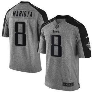 Men's Tennessee Titans Active Player Custom Gray Stitched Football Jersey - Custom Name