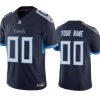 Men's Tennessee Titans Active Player Custom Navy 2023 F.U.S.E Vapor Untouchable Limited Stitched Football Jersey - Custom Name
