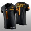 Men's Washington Commanders #1 Jahan Dotson 90th Anniversary Black Elite Stitched Jersey - Custom Name