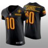 Men's Washington Commanders #10 Curtis Samuel 90th Anniversary Black Elite Stitched Jersey - Custom Name