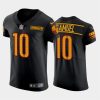 Men's Washington Commanders #10 Curtis Samuel Black Elite Stitched Jersey - Custom Name