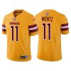 Men's Washington Commanders #11 Carson Wentz Gold Vapor Untouchable Stitched Football Jersey - Custom Name