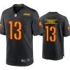 Men's Washington Commanders #13 Emmanuel Forbes Black Stitched Game Jersey - Custom Name