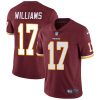 Men's Washington Commanders #17 Doug Williams Burgundy Stitched Football Jersey - Custom Name