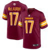Men's Washington Commanders #17 Terry McLaurin 2022 Burgundy Commanders Game Stitched Jersey - Custom Name