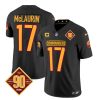 Men's Washington Commanders #17 Terry McLaurin Black 2023 F.U.S.E. 90th Anniversary Vapor Limited Stitched Football Jersey - Custom Name