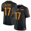 Men's Washington Commanders #17 Terry McLaurin Black 2024 F.U.S.E Vapor Limited Stitched Football Jersey - Custom Name