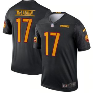 Men's Washington Commanders #17 Terry McLaurin Black Alternate Stitched Football Jersey - Custom Name