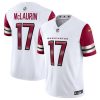 Men's Washington Commanders #17 Terry McLaurin White 2023 F.U.S.E. Vapor Limited Stitched Football Jersey - Custom Name