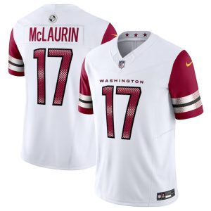 Men's Washington Commanders #17 Terry McLaurin White 2023 F.U.S.E. Vapor Limited Stitched Football Jersey - Custom Name