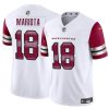 Men's Washington Commanders #18 Marcus Mariota White 2024 F.U.S.E Vapor Limited Stitched Football Jersey - Custom Name