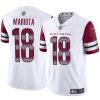 Men's Washington Commanders #18 Marcus Mariota White 2024 Vapor Limited Stitched Football Jersey - Custom Name