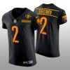Men's Washington Commanders #2 Dyami Brown 90th Anniversary Black Elite Stitched Jersey - Custom Name