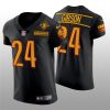 Men's Washington Commanders #24 Antonio Gibson 90th Anniversary Black Elite Stitched Jersey - Custom Name