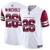 Men's Washington Commanders #26 Jeremy McNichols White 2024 F.U.S.E Vapor Limited Stitched Football Jersey - Custom Name