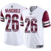 Men's Washington Commanders #26 Jeremy McNichols White 2024 Vapor Limited Stitched Football Jersey - Custom Name