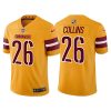Men's Washington Commanders #26 Landon Collins Gold Vapor Untouchable Stitched Football Jersey - Custom Name