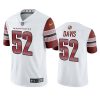Men's Washington Commanders #52 Jamin Davis White Vapor Untouchable Stitched Football Jersey - Custom Name