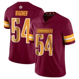 Men's Washington Commanders #54 Bobby Wagner Burgundy Vapor Limited Stitched Football Jersey - Custom Name