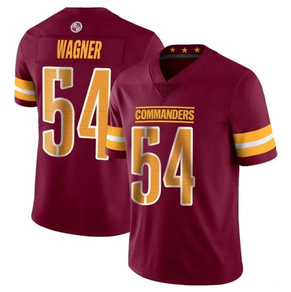 Men's Washington Commanders #54 Bobby Wagner Burgundy Vapor Limited Stitched Football Jersey - Custom Name