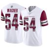 Men's Washington Commanders #54 Bobby Wagner White Vapor Limited Stitched Football Jersey - Custom Name