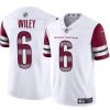Men's Washington Commanders #6 Michael Wiley White 2024 Vapor Limited Stitched Football Jersey - Custom Name