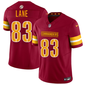 Men's Washington Commanders #83 Jaylin Lane Burgundy 2025 Draft F.U.S.E. Vapor Limited Stitched Football Jersey - Custom Name