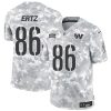 Men's Washington Commanders #86 Zach Ertz 2024 F.U.S.E Arctic Camo Salute to Service Limited Stitched Football Jersey - Custom Name