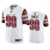 Men's Washington Commanders #90 Montez Sweat White Vapor Untouchable Stitched Football Jersey - Custom Name