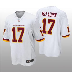 Men's Washington Football Team #17 Terry McLaurin White NFL Vapor Untouchable Limited Stitched Jersey - Custom Name