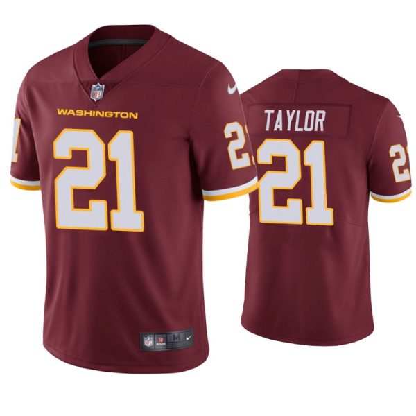 Men's Washington Football Team #21 Sean Taylor Red NFL Vapor Untouchable Limited Stitched Jersey - Custom Name