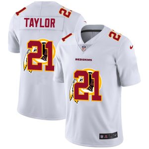 Men's Washington Football Team #21 Sean Taylor White NFL Stitched Jersey - Custom Name