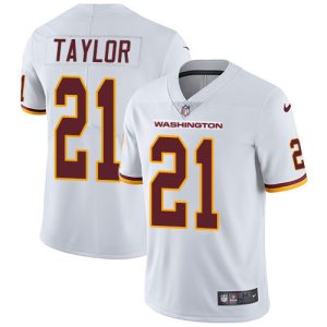 Men's Washington Football Team #21 Sean Taylor White NFL Vapor Untouchable Limited Stitched Jersey - Custom Name