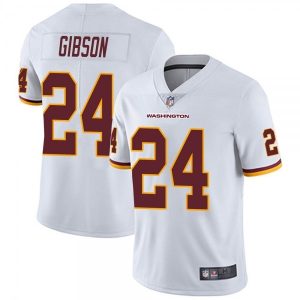 Men's Washington Football Team #24 Antonio Gibson White Vapor Untouchable Limited Stitched Jersey - Custom Name