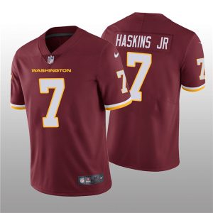 Men's Washington Football Team #7 Dwayne Haskins Jr. Red NFLVapor Untouchable Limited Stitched Jersey - Custom Name