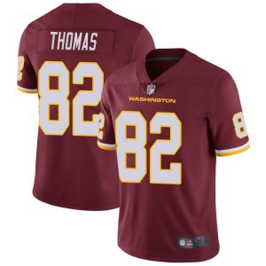 Men's Washington Football Team #82 Logan Thomas Red Vapor Untouchable Limited Stitched Jersey - Custom Name