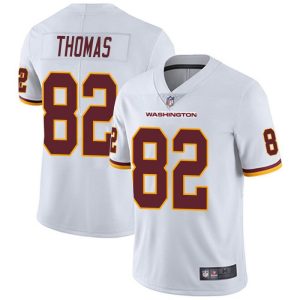 Men's Washington Football Team #82 Logan Thomas White Vapor Untouchable Limited Stitched Jersey - Custom Name