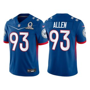 Men's Washington Football Team #93 Jonathan Allen 2022 Royal NFC Pro Bowl Stitched Jersey - Custom Name
