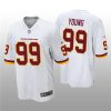 Men's Washington Football Team #99 Chase Young White NFL Vapor Untouchable Limited Stitched Jersey - Custom Name