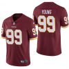 Men's Washington Redskins #99 Chase Young 2020 Burgundy Vapor Limited NFL Jersey - Custom Name