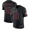 Nike 49ers #10 Jimmy Garoppolo Black Men's Stitched NFL Limited Rush Impact Jersey - Custom Name