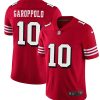 Nike 49ers #10 Jimmy Garoppolo Red Team Color Men's Stitched NFL Vapor Untouchable Limited II Jersey - Custom Name